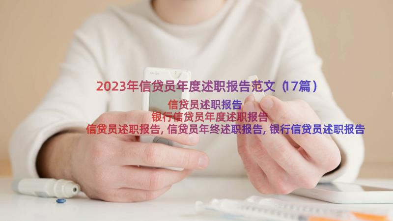 2023年信贷员年度述职报告范文（17篇）