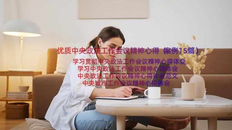 优质中央政法工作会议精神心得（案例15篇）