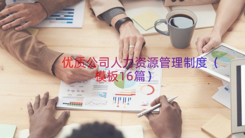 优质公司人力资源管理制度（模板16篇）