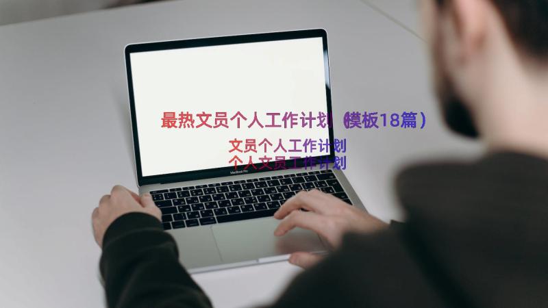 最热文员个人工作计划（模板18篇）