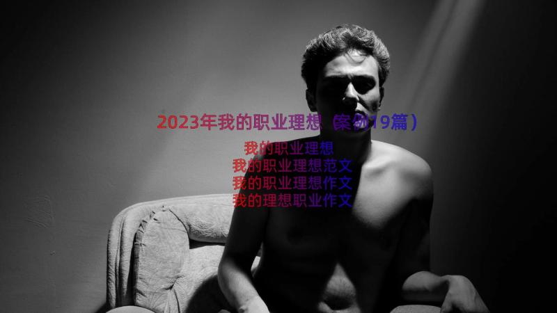 2023年我的职业理想（案例19篇）