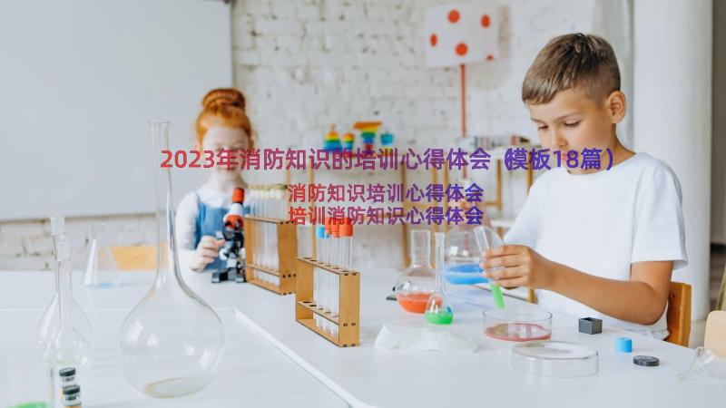 2023年消防知识的培训心得体会（模板18篇）