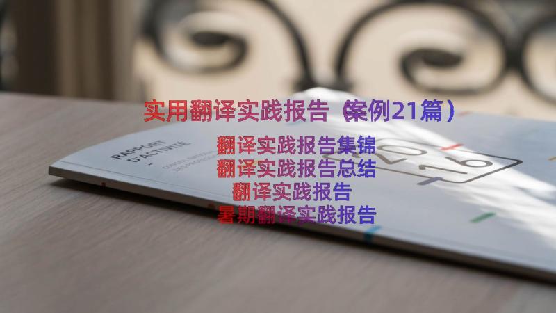 实用翻译实践报告（案例21篇）