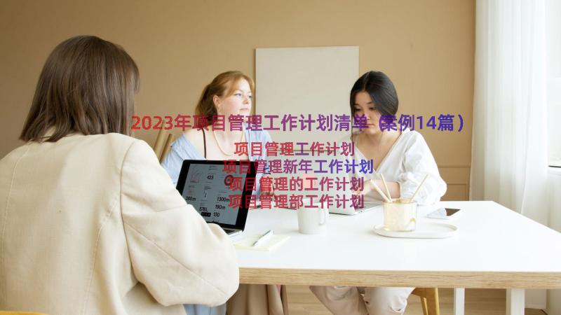 2023年项目管理工作计划清单（案例14篇）