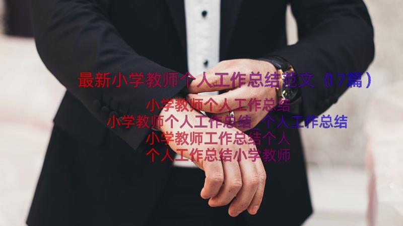 最新小学教师个人工作总结范文（17篇）