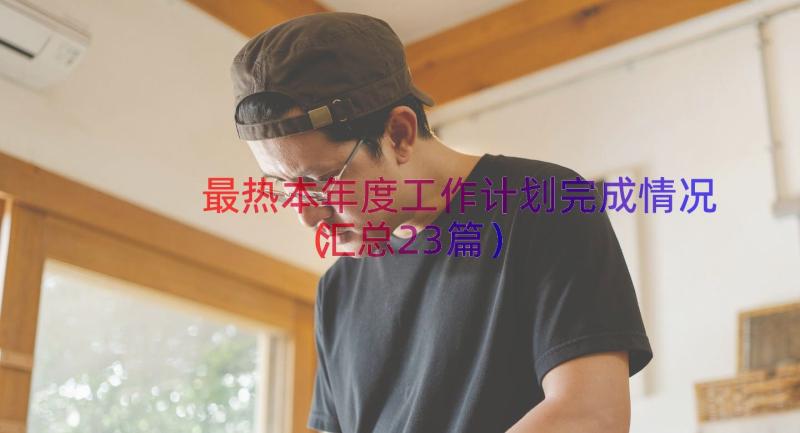 最热本年度工作计划完成情况（汇总23篇）