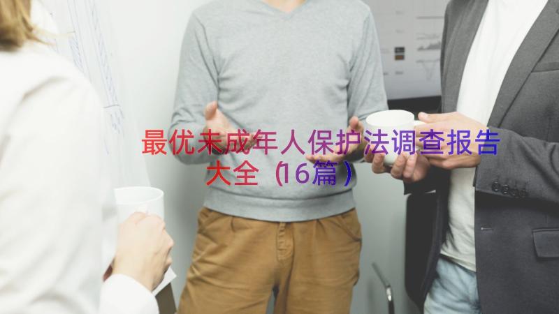 最优未成年人保护法调查报告大全（16篇）