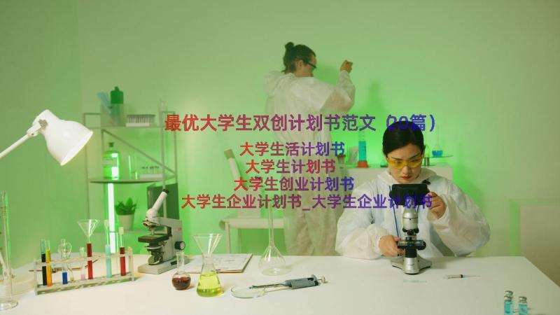 最优大学生双创计划书范文（20篇）