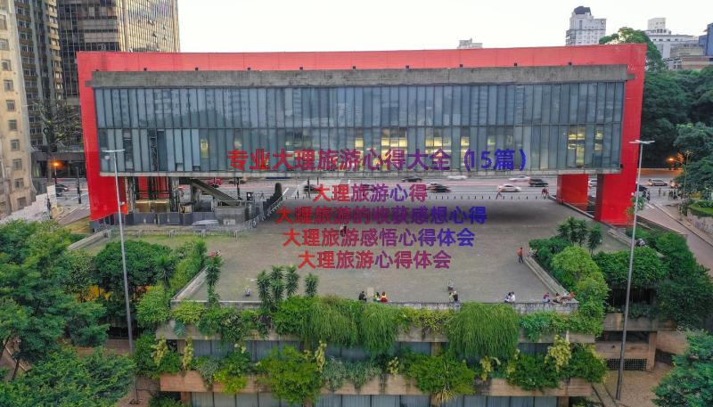 专业大理旅游心得大全（15篇）