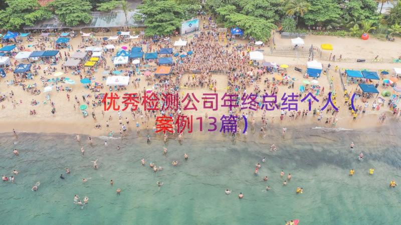 优秀检测公司年终总结个人（案例13篇）