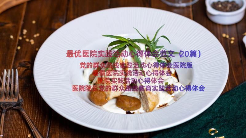 最优医院实践活动心得体会范文（20篇）