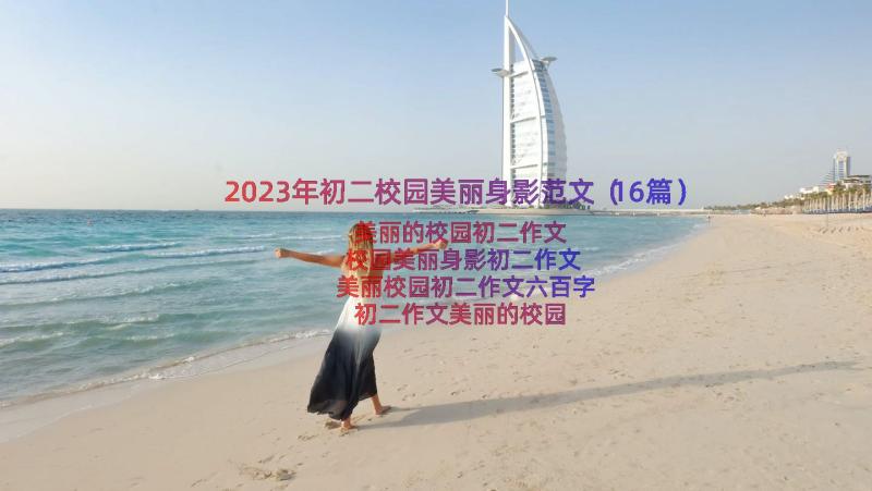 2023年初二校园美丽身影范文（16篇）