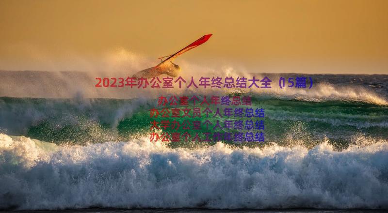 2023年办公室个人年终总结大全（15篇）