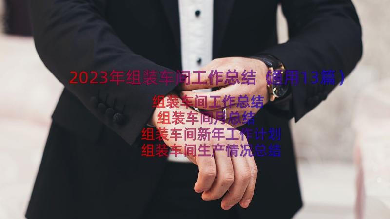 2023年组装车间工作总结（通用13篇）