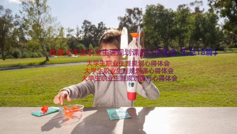 优质大学生职业生涯规划课的心得体会（汇总18篇）