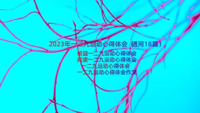 2023年一二九运动心得体会（通用18篇）