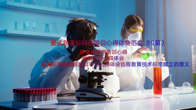 最优新课标网络培训心得体会范文（19篇）