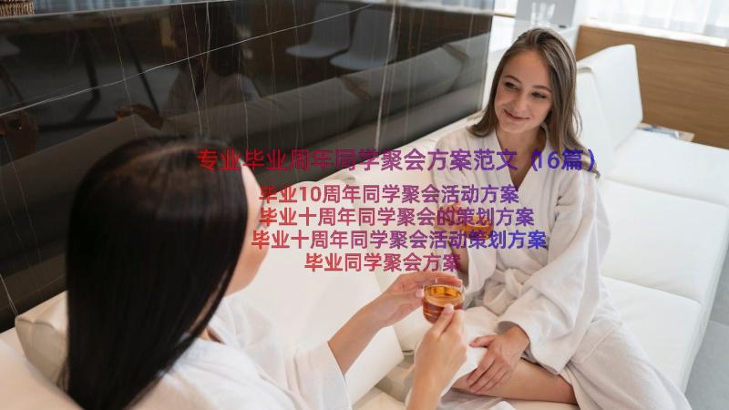 专业毕业周年同学聚会方案范文（16篇）