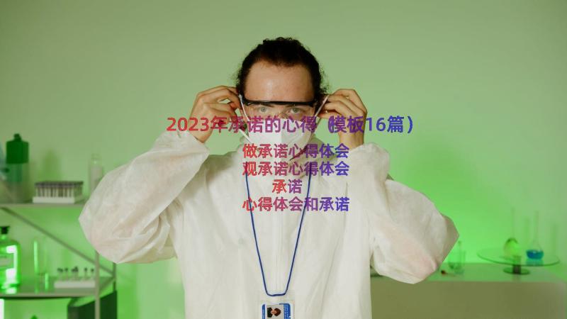 2023年承诺的心得（模板16篇）