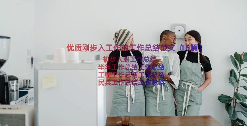 优质刚步入工作的工作总结范文（16篇）