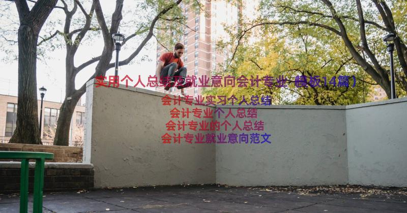 实用个人总结及就业意向会计专业（模板14篇）