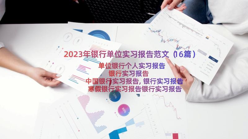 2023年银行单位实习报告范文（16篇）