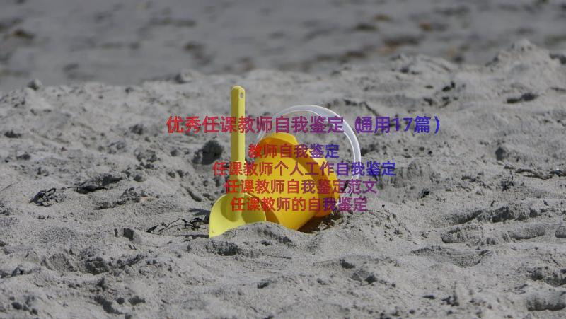 优秀任课教师自我鉴定（通用17篇）