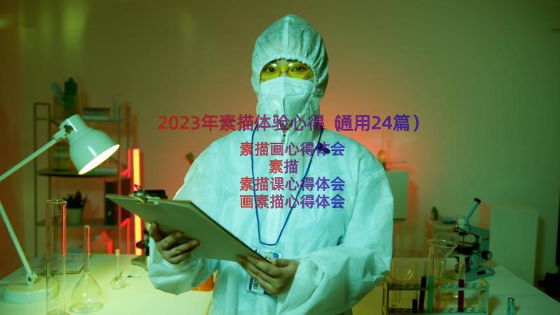 2023年素描体验心得（通用24篇）