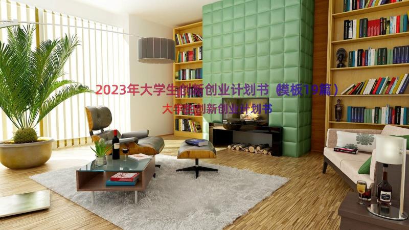 2023年大学生创新创业计划书（模板19篇）