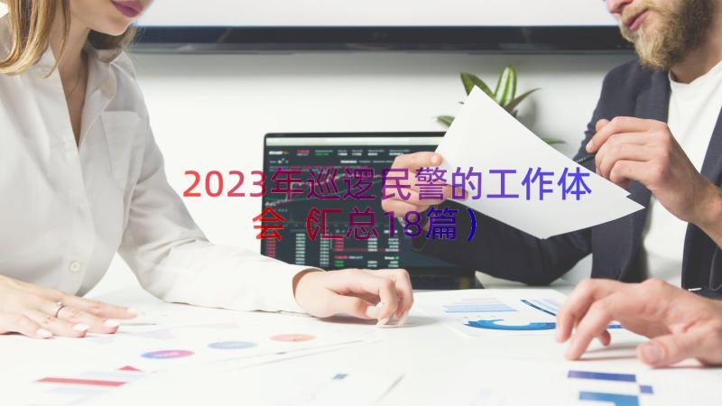 2023年巡逻民警的工作体会（汇总18篇）