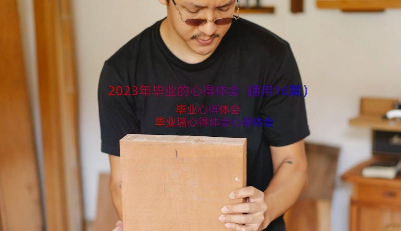 2023年毕业的心得体会（通用16篇）