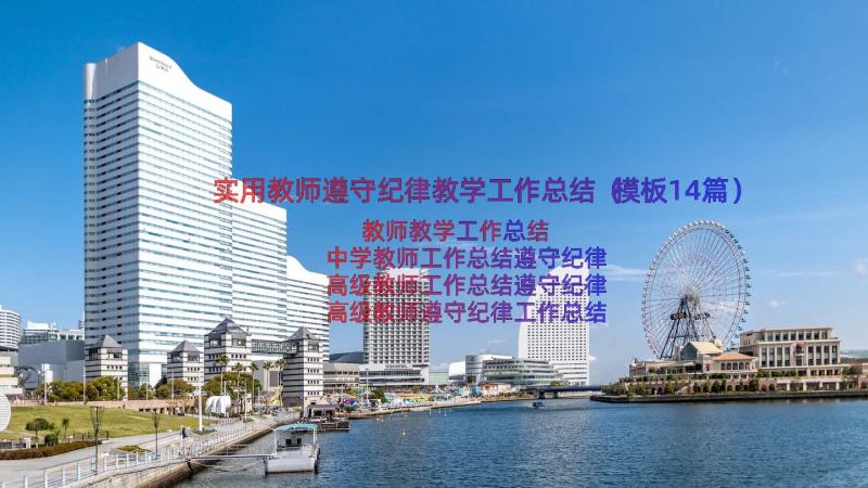 实用教师遵守纪律教学工作总结（模板14篇）