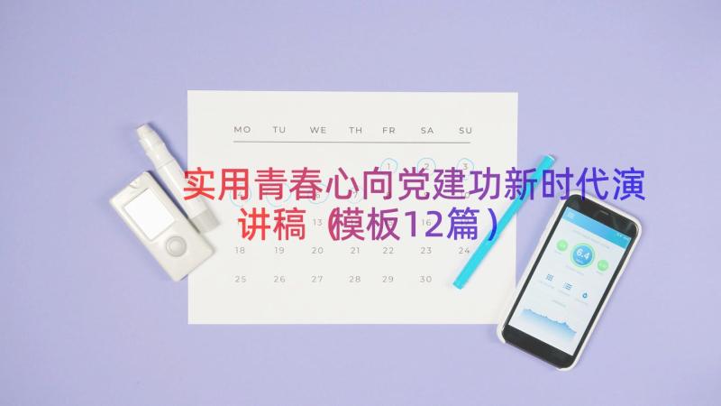 实用青春心向党建功新时代演讲稿（模板12篇）