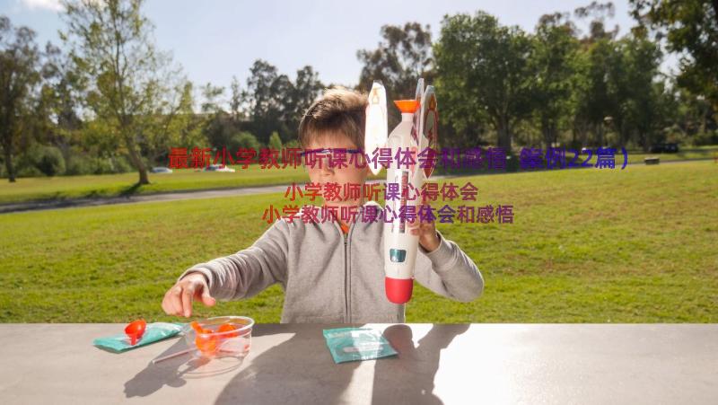 最新小学教师听课心得体会和感悟（案例22篇）