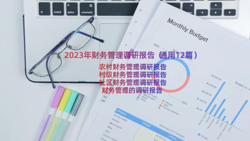 2023年财务管理调研报告（通用12篇）