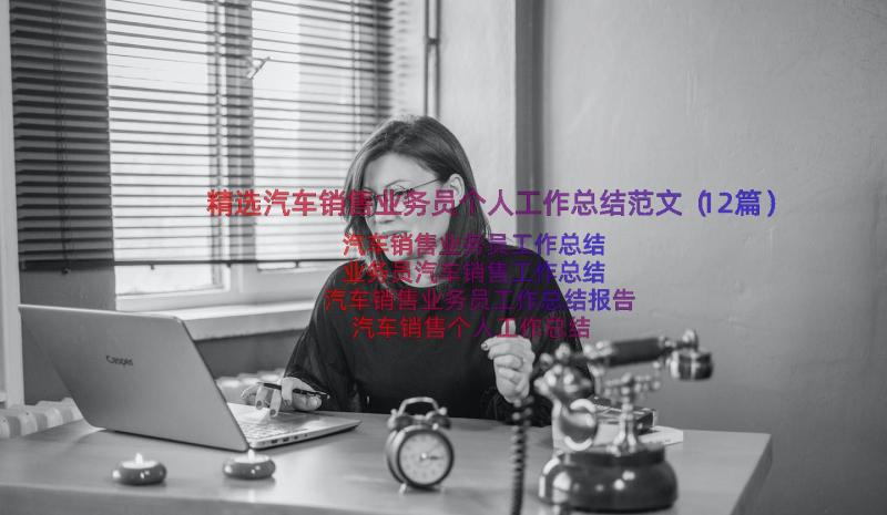 精选汽车销售业务员个人工作总结范文（12篇）