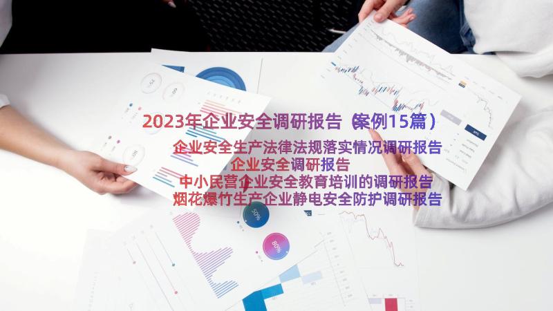 2023年企业安全调研报告（案例15篇）