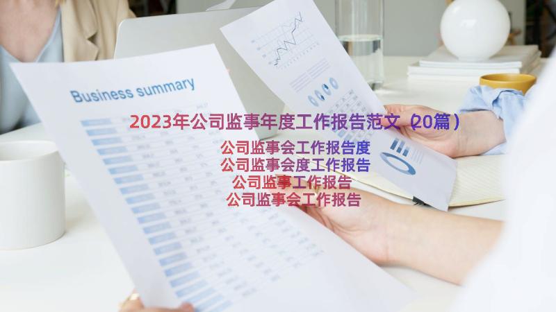 2023年公司监事年度工作报告范文（20篇）