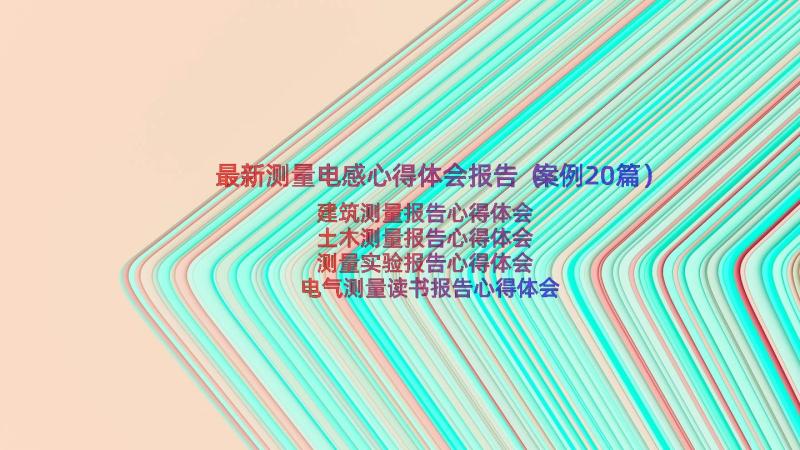 最新测量电感心得体会报告（案例20篇）