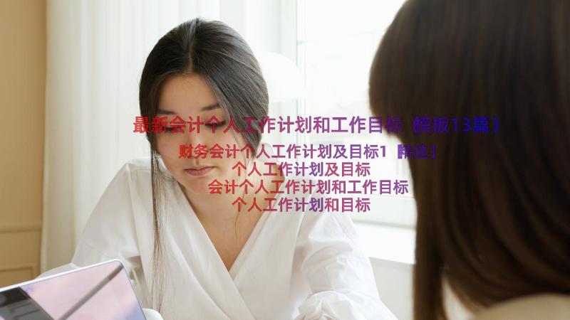 最新会计个人工作计划和工作目标（模板13篇）