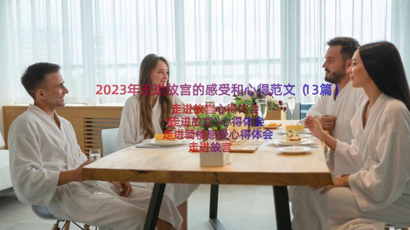 2023年走进故宫的感受和心得范文（13篇）