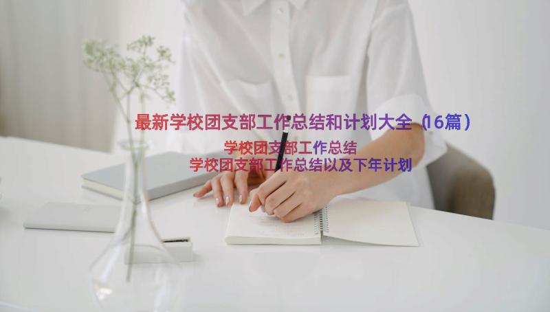 最新学校团支部工作总结和计划大全（16篇）