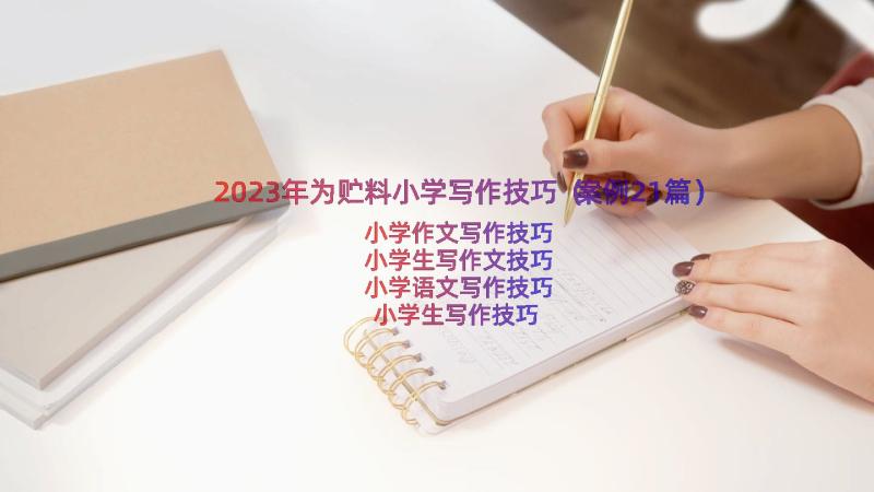 2023年为贮料小学写作技巧（案例21篇）