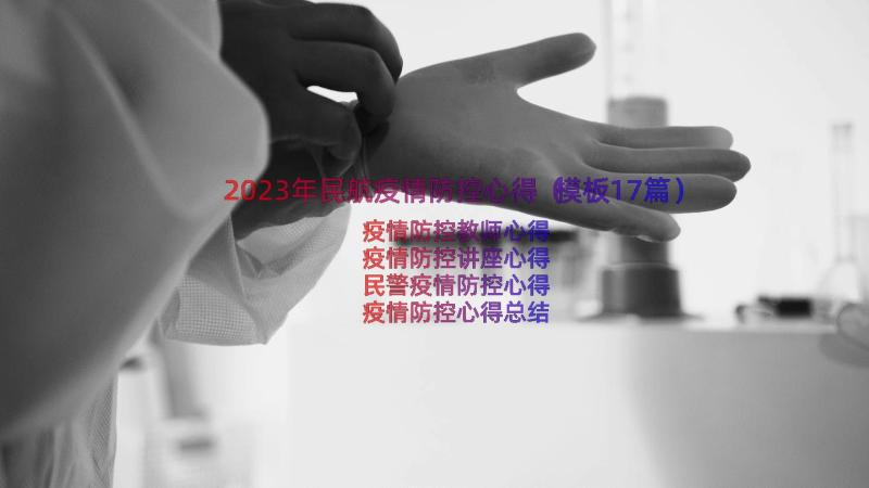 2023年民航疫情防控心得（模板17篇）