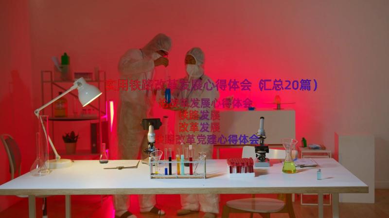 实用铁路改革发展心得体会（汇总20篇）