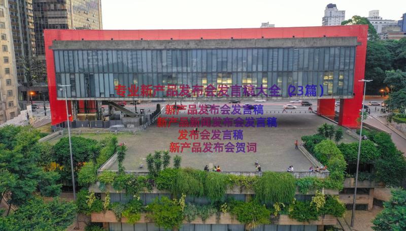 专业新产品发布会发言稿大全（23篇）