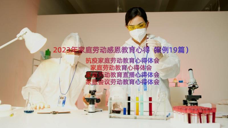 2023年家庭劳动感恩教育心得（案例19篇）