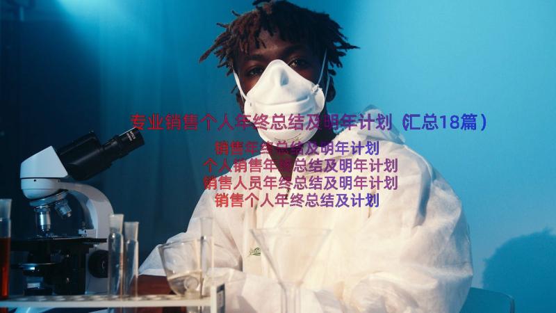 专业销售个人年终总结及明年计划（汇总18篇）