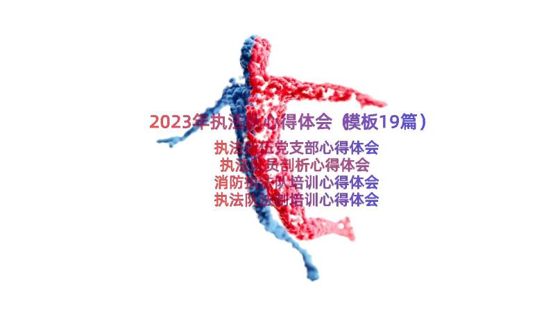 2023年执法队心得体会（模板19篇）