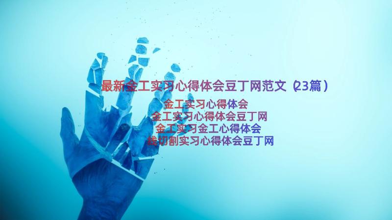 最新金工实习心得体会豆丁网范文（23篇）